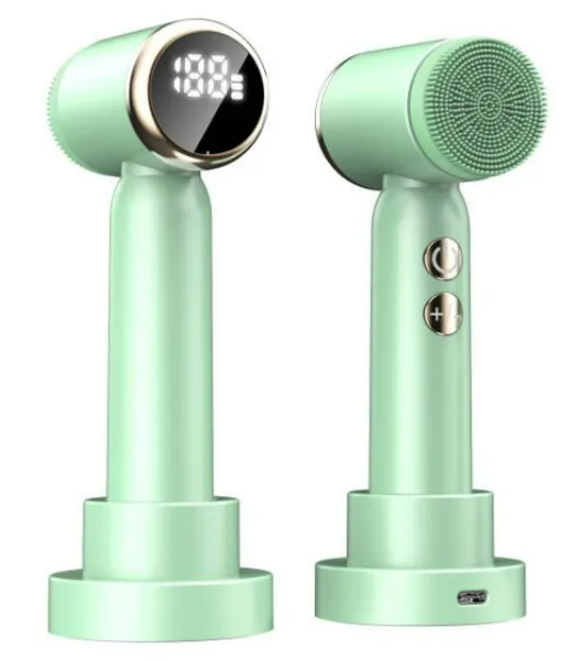 6 In 1 Ultrasonic Electric Face Cleansing Brush Compress